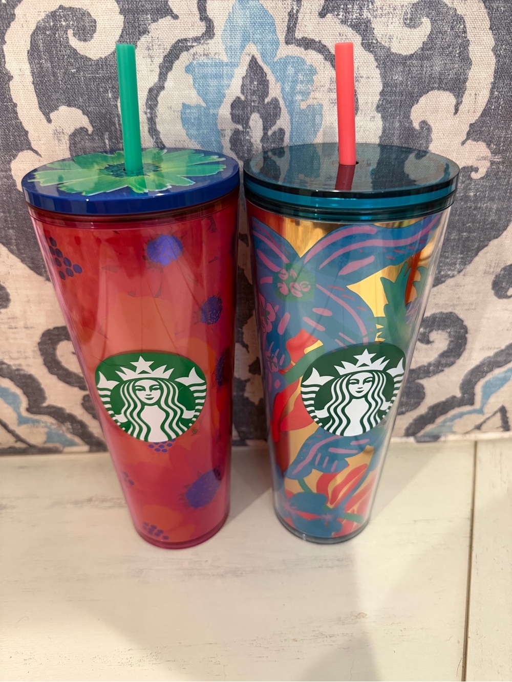 Tumblers with Straws
